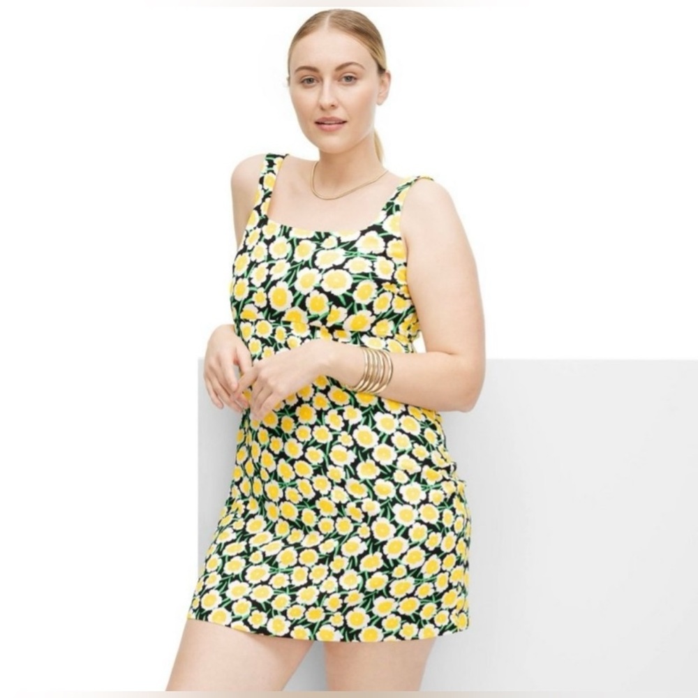 Diane Von Ferstenberg '90s Shift Poppy Mini Dress Size 2 NWT